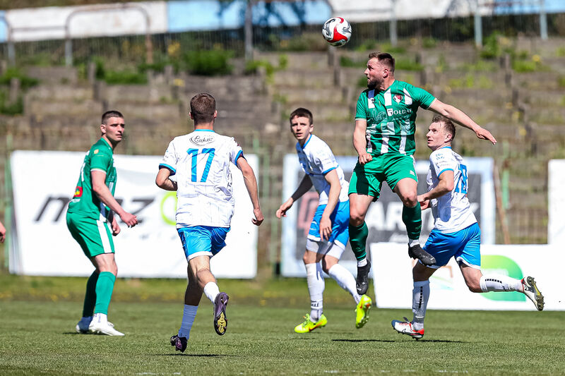 Stomil Olsztyn wygrał 2:0 z Romintą Gołdap. Fot. Łukasz Kozłowski