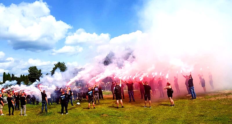 Pożegnaliśmy Przemka, kibica Stomilu z FC Olsztynek