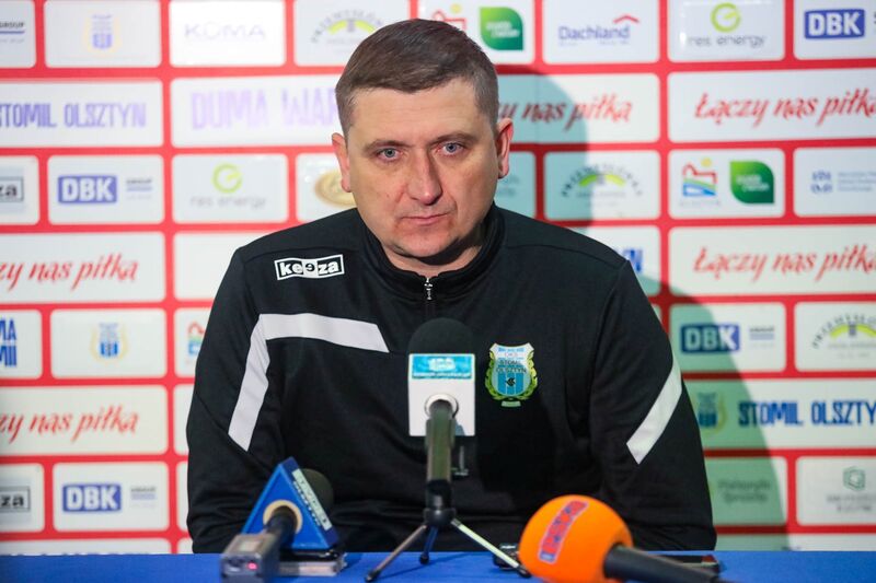 Konferencja prasowa po meczu Stomil Olsztyn - Tęcza Biskupiec 1:0