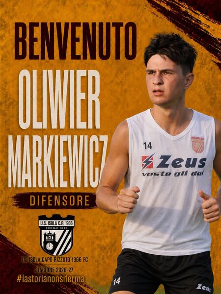 Oliwier Markiewicz w US Isola Capo Rizzuto 1966