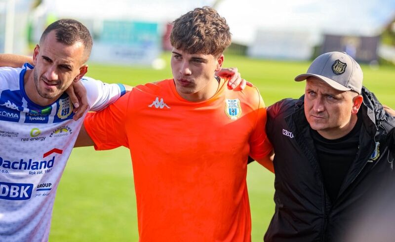 Wojciech Klewiado na testach w Pogoni Grodzisk Mazowiecki