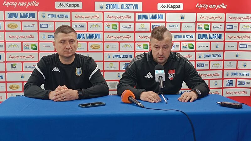 Konferencja prasowa po meczu Stomil Olsztyn - Start Nidzica 3:1