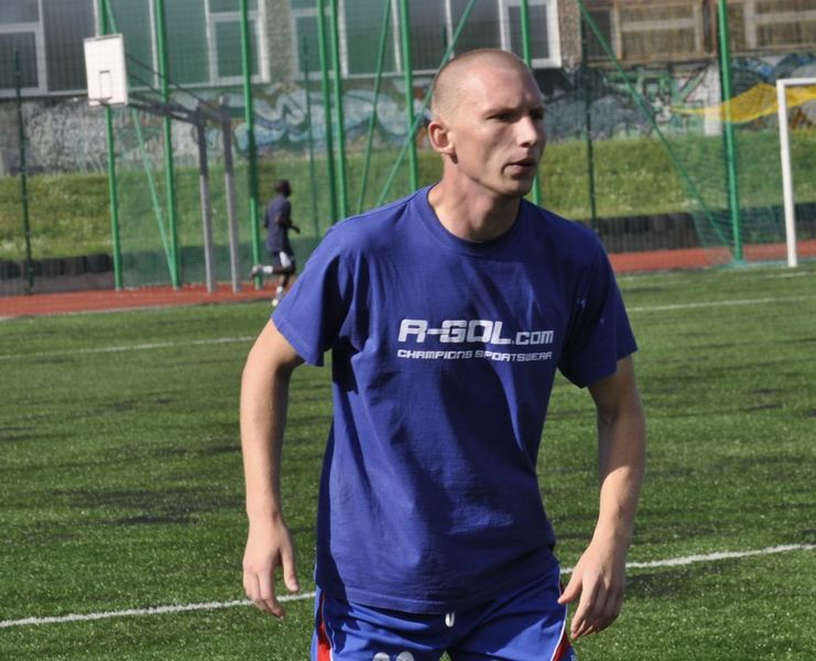 Grzegorz Naczas jest piłkarzem Błękitnych Pasym, fot. Artur Szczepański