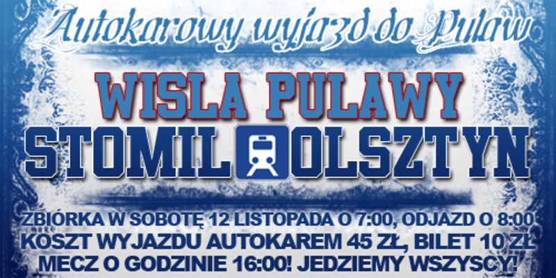 Stomilowcy wyruszają do Puław, fot. kibice.stomil.olsztyn.pl