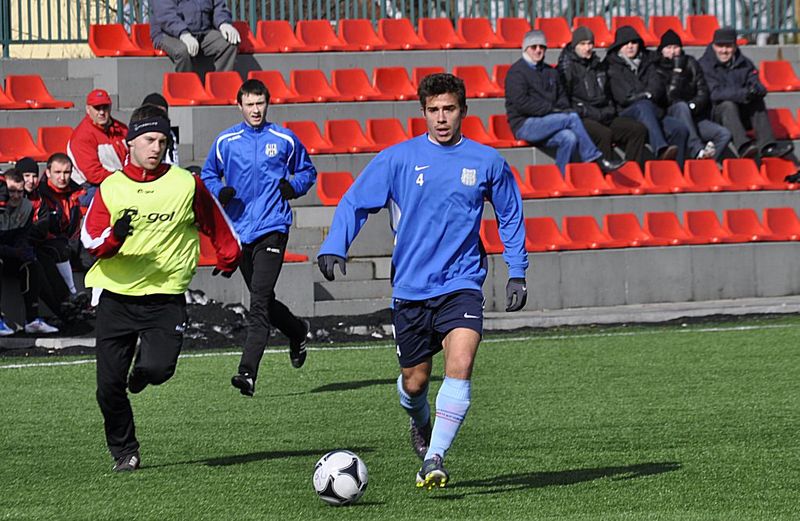Ángel Segarra strzelił w sparingu dwie bramki, fot. Emil Marecki