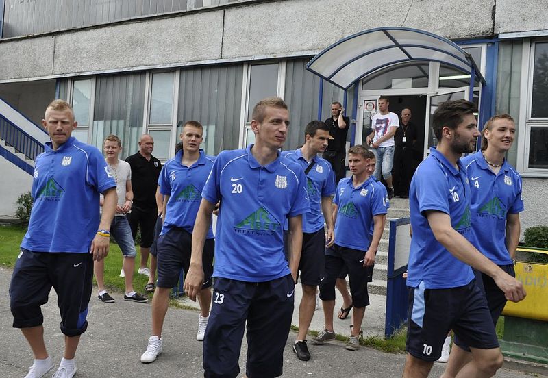 Piłkarze Stomilu Olsztyn wyjechali na obóz przygotowawczy do Węgorzewa, fot. Emil Marecki