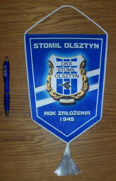 Proporczyk Stomilu Olsztyn, fot. kibice.stomil.olsztyn.pl