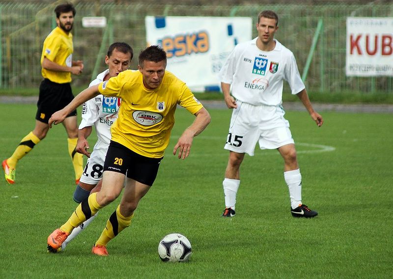 Paweł Łukasik strzelił bramkę na 3:3, fot. Artur Szczepański