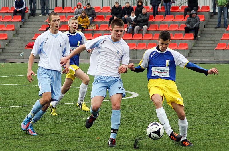 Juniorzy młodsi Stomilu II Olsztyn zremisowali 1:1 z Olimpią Elbląg, fot. Artur Szczepański
