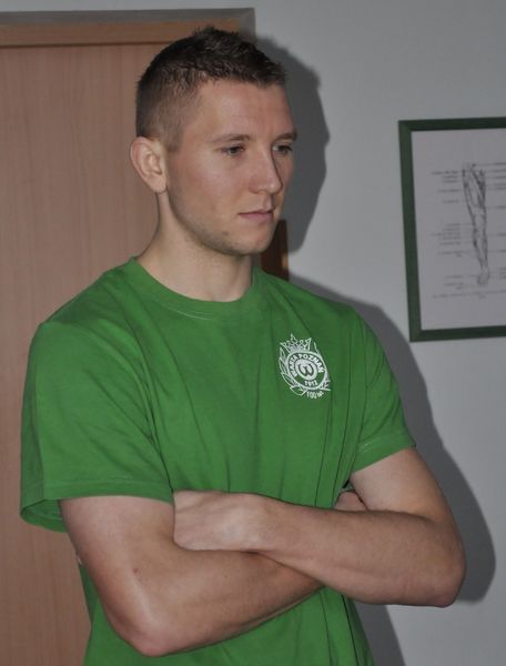 Paweł Piceluk - jeden z testowanych zawodników przez Stomil, fot. Emil Marecki