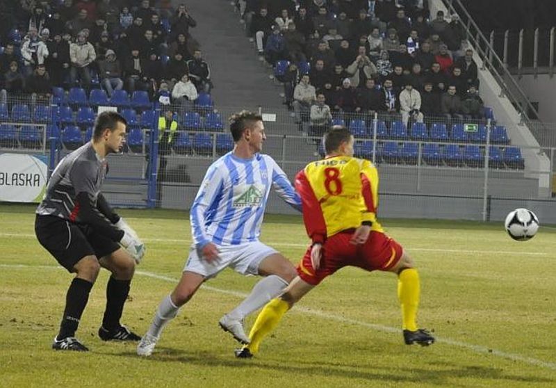 Mecz na stadionie w Ostródzie, fot. Emil Marecki
