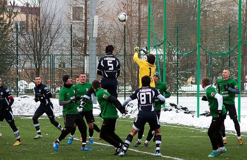 Zimą w sparingu z Olimpią Grudziądz wygraliśmy 2:0, fot. Artur Szczepański