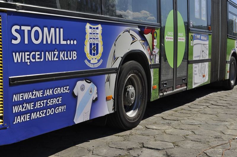Autobus MPK będzie promował Stomil, fot. Artur Szczepański