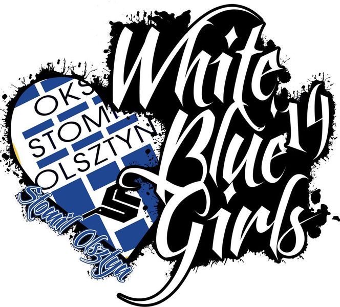 Logo White Blue Girls'14, fot. kibice.stomil.olsztyn.pl