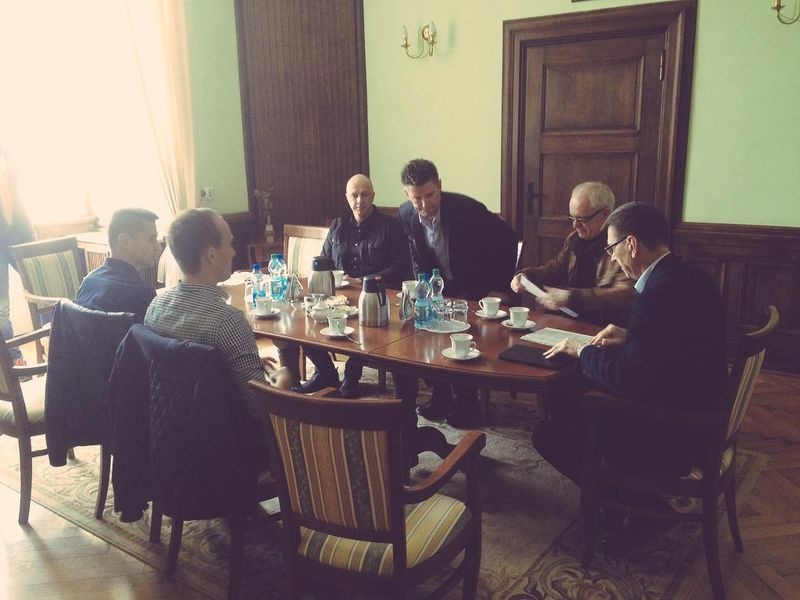 Przedstawiciele Stomilu ponownie spotkali się z prezydentem, fot. Adrian Brzozowski