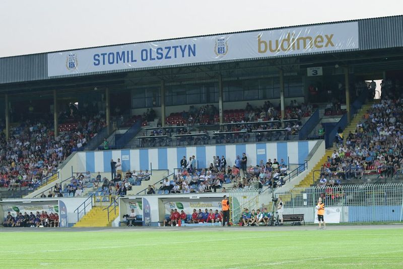 Kibice Stomilu Olsztyn chcą zobaczyć kolejne zwycięstwo olsztyńskiego zespołu, fot. Emil Marecki