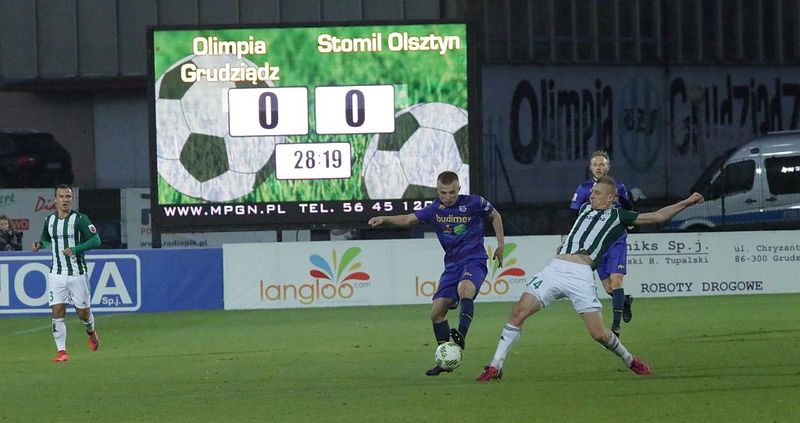 Na tablicy wyników wynik 0:0 utrzymał się do końca, fot. Emil Marecki