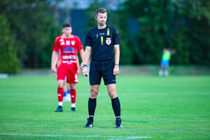Kamil Żmijewski sędzią spotkania Stomil Olsztyn - GKS Stawiguda