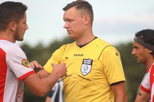 Damian Krumplewski sędzią meczu Stomil Olsztyn - Olimpia Elbląg