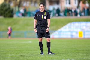 Grzegorz Kawałko sędzią meczu Stomil Olsztyn - Concordia Elbląg