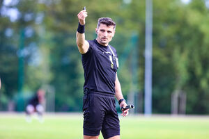 Dawid Wiśniewski arbitrem mecz Stomil - Start