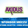 Axidus International sponsorem meczu Stomil - Odra