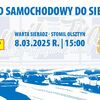 Wyjazd samochodowy do Sieradza. Info o zbiórce na prywatną wiadomość